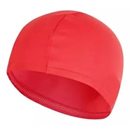 Gorra natacion tela lycra roja